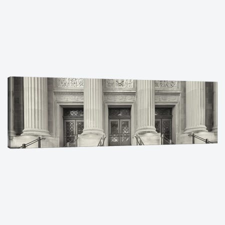 Entrance to the university building, University of Minnesota, Upper Midwest, Minneapolis, Hennepin County, Minnesota, USA Canvas Print #PIM15472} by Panoramic Images Canvas Art Print