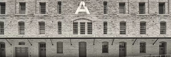 Minneapolis: Facade of Pillsbury Building, Mill District, Upper Midwest, Minneapolis, Hennepin County, Minnesota, USA by Panoramic Images