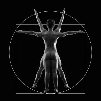 Female body builders by Panoramic Images canvas print