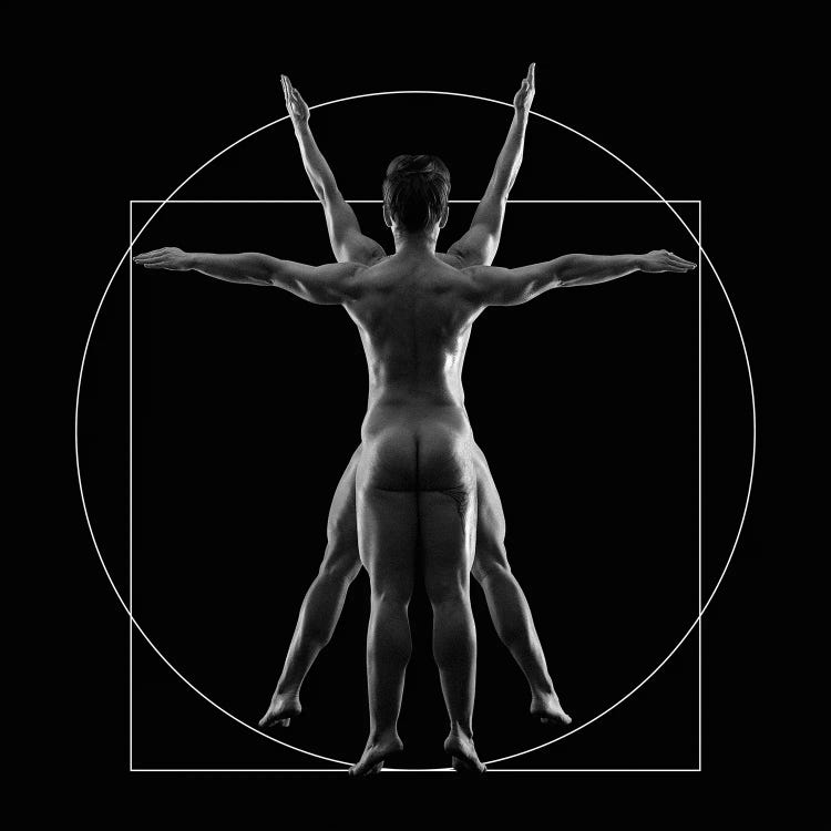Female body builders by Panoramic Images wall art