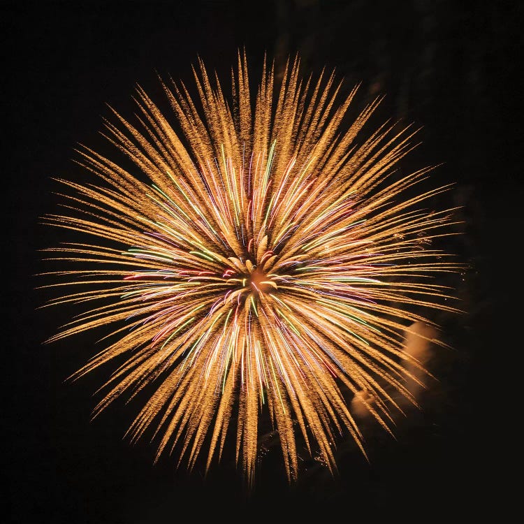 Fireworks display, Puget Sound, Washington State, USA