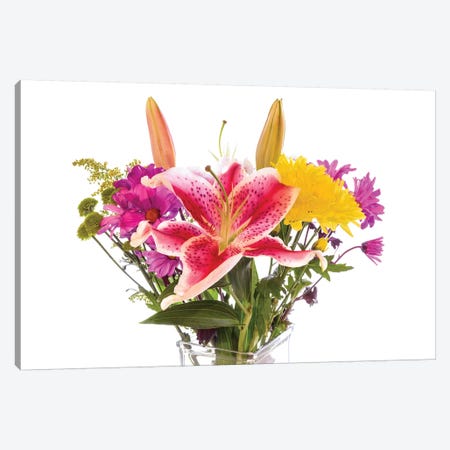 Flowers in a vase Canvas Print #PIM15488} by Panoramic Images Canvas Artwork