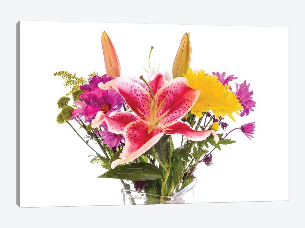 Flowers in a vase by Panoramic Images 1-piece Canvas Print