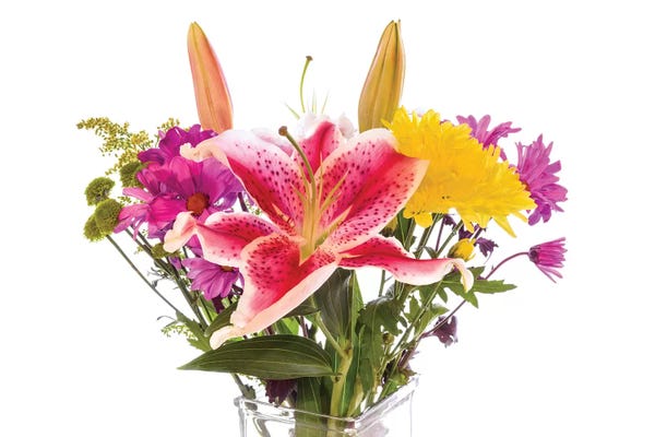 Still Life Photography: Flowers in a vase by Panoramic Images