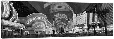 Fremont Street Experience, Las Vegas, Nevada, USA Canvas Art Print - Panoramic Cityscapes
