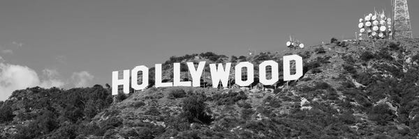 Hollywood Sign: Hollywood Sign At Hollywood Hills, Los Angeles, California, USA by Panoramic Images
