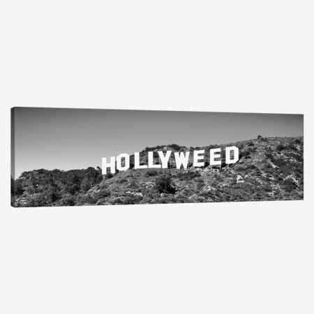 Hollywood Sign changed to Hollyweed, at Hollywood Hills, Los Angeles, California, USA Canvas Print #PIM15514} by Panoramic Images Canvas Print