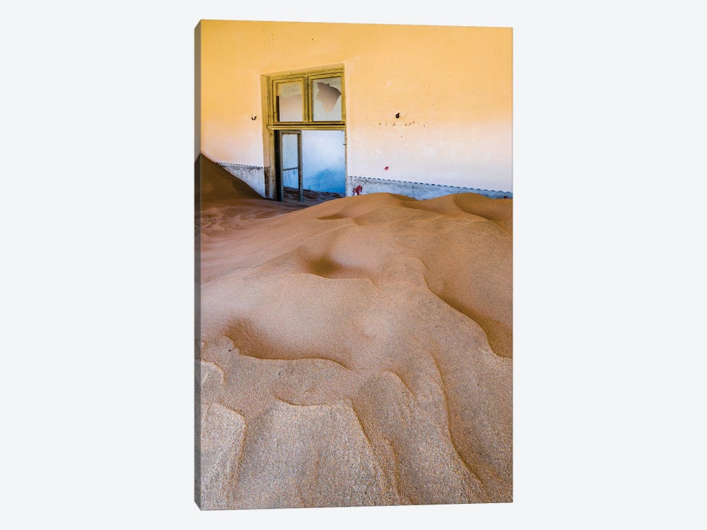House interior devastated by sand, Kolmanskop, Namib desert, Luderitz, Namibia, Africa by Panoramic Images 1-piece Art Print