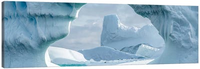 Iceberg floating in Southern Ocean, Antarctic Peninsula, Antarctica Canvas Art Print - Glacier & Iceberg Art