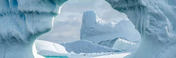 Antarctica: Iceberg floating in Southern Ocean, Antarctic Peninsula, Antarctica by Panoramic Images