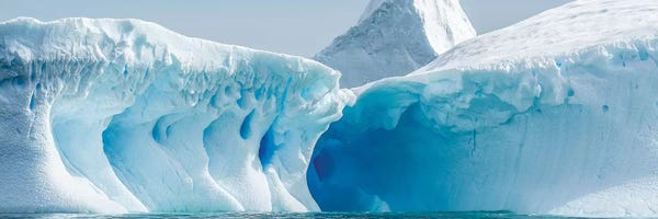 Antarctica: Iceberg floating in Southern Ocean, Antarctic Peninsula, Antarctica by Panoramic Images