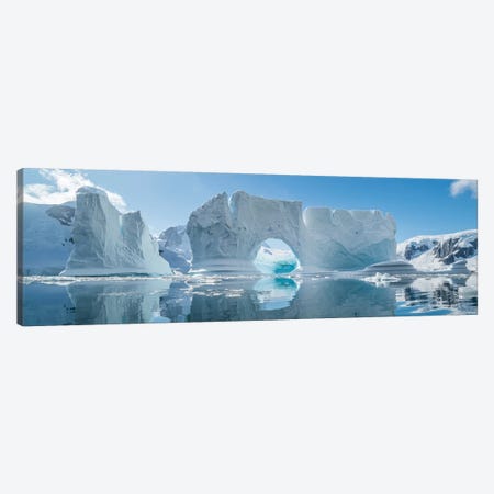 Icebergs floating in the Southern Ocean, Antarctic Peninsula, Antarctica Canvas Print #PIM15528} by Panoramic Images Art Print