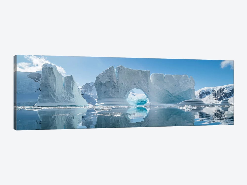 Icebergs floating in the Southern Ocean, Antarctic Peninsula, Antarctica by Panoramic Images 1-piece Canvas Wall Art