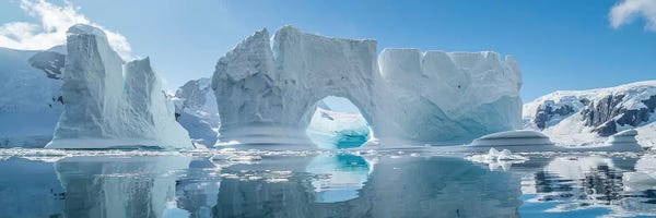Antarctica: Icebergs floating in the Southern Ocean, Antarctic Peninsula, Antarctica by Panoramic Images