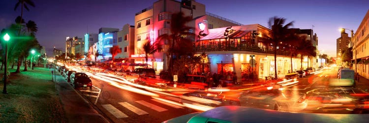 Traffic On A Road, Ocean Drive, Miami, Florida, USA #2