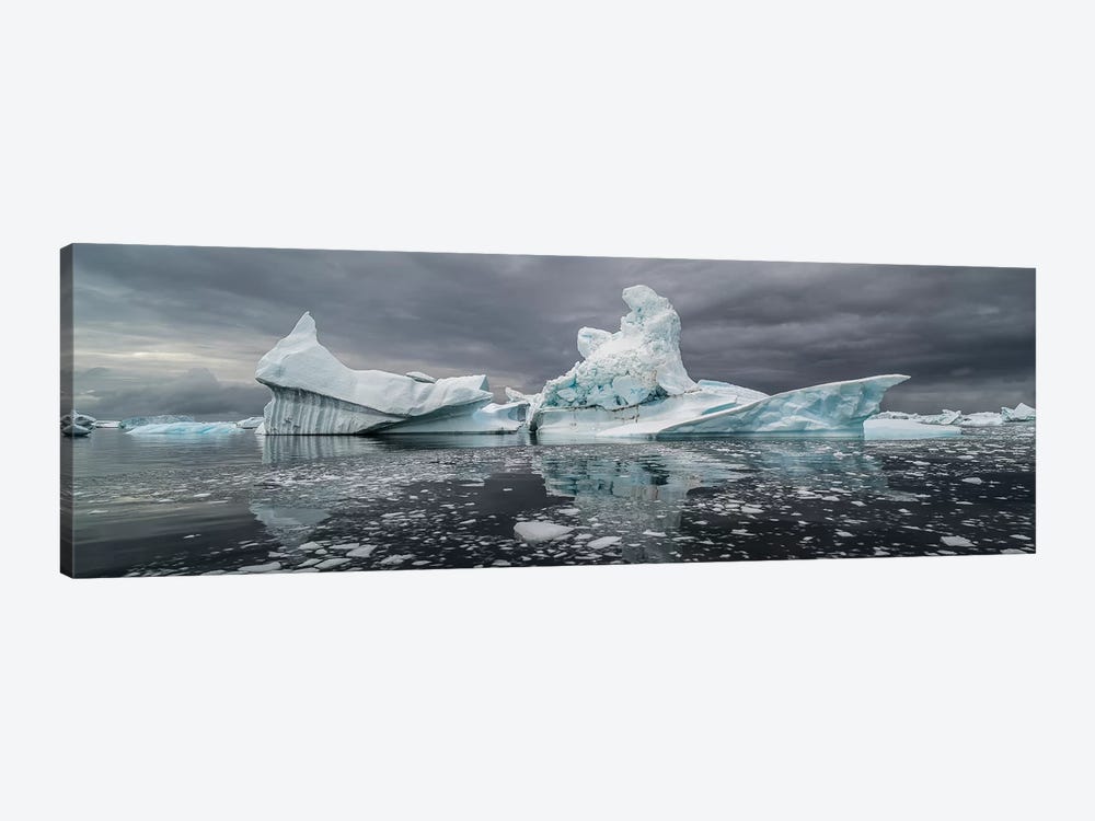 Icebergs floating in the Southern Ocean, Iceberg Graveyard, Lemaire Channel, Antarctic Peninsula, Antarctica by Panoramic Images 1-piece Canvas Art