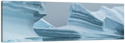 Icebergs in the Southern Ocean, Iceberg Graveyard, Lemaire Channel, Antarctic Peninsula, Antarctica Canvas Art Print - Antarctica Art