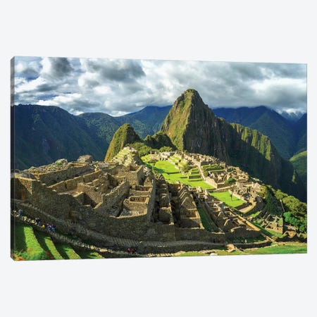 Inca City of Machu Picchu, Urubamba Province, Cusco, Peru Canvas Print #PIM15540} by Panoramic Images Canvas Print