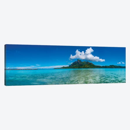 Islands in the Pacific Ocean, Bora Bora, Tahiti, French Polynesia Canvas Print #PIM15542} by Panoramic Images Canvas Print