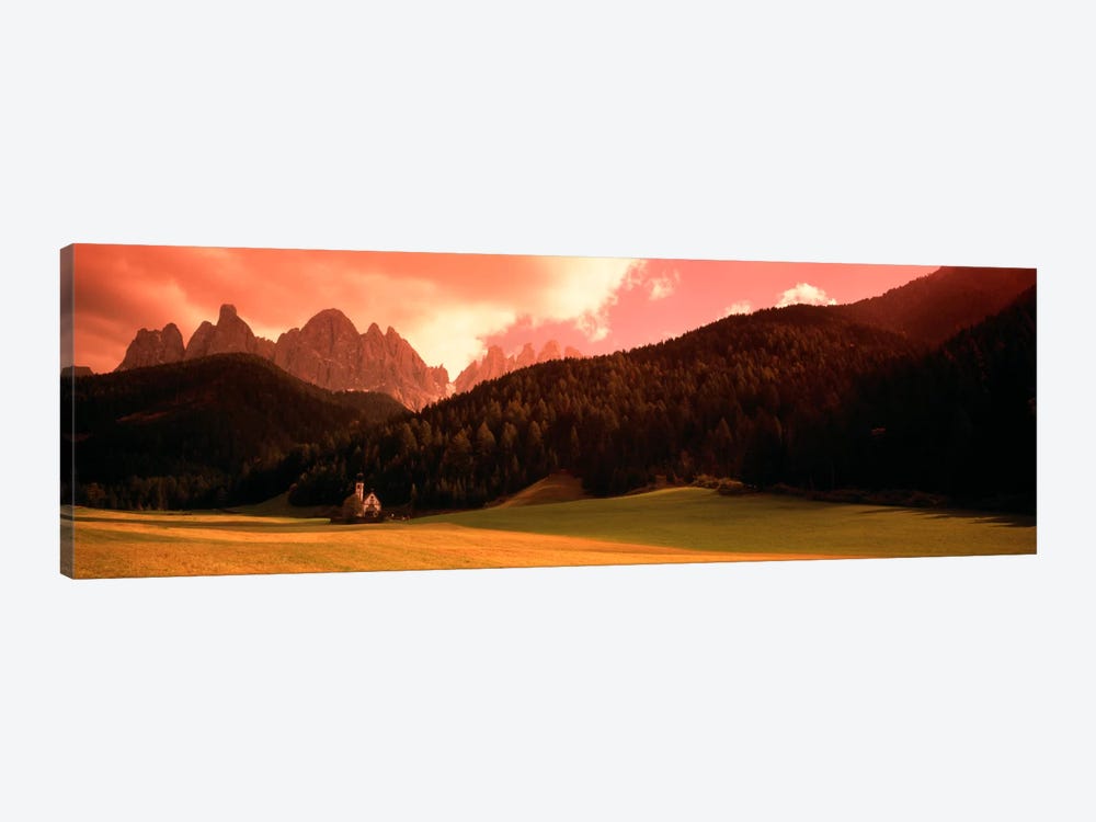 Small Church Dolomite Region Italy by Panoramic Images 1-piece Canvas Print