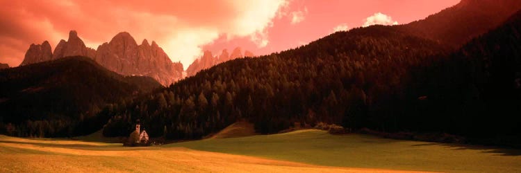 Small Church Dolomite Region Italy