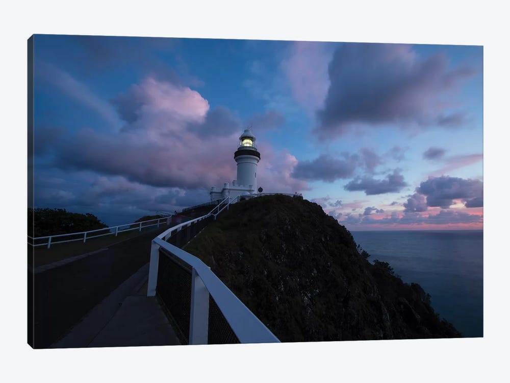 Lighthouse at sunset, Cape Byron Lighthouse, Cape Byron, New South Wales, Australia by Panoramic Images 1-piece Canvas Artwork