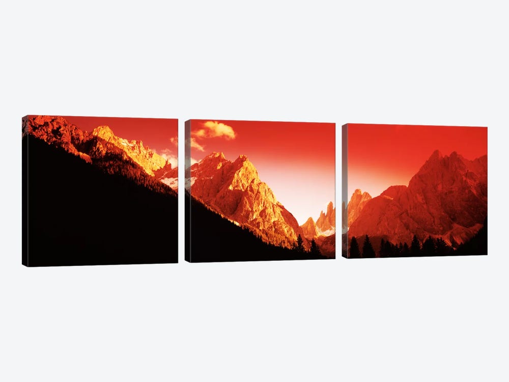 Dolomites, Southern Limestone Alps, Italy by Panoramic Images 3-piece Canvas Art