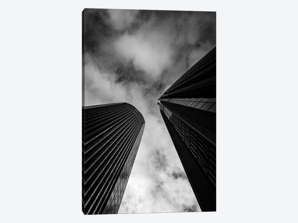 Looking up skyscrapers, San Francisco, California, USA by Panoramic Images 1-piece Canvas Artwork