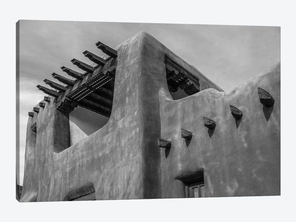 Low angle view of a museum, New Mexico Museum of Art, Santa Fe, New Mexico, USA by Panoramic Images 1-piece Canvas Art