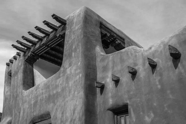 Santa Fe: Low angle view of a museum, New Mexico Museum of Art, Santa Fe, New Mexico, USA by Panoramic Images