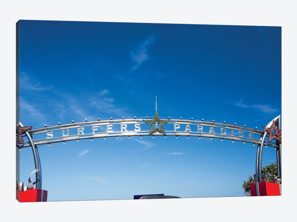 Low angle view of entrance of Surfers Paradise, City of Gold Coast, Queensland, Australia by Panoramic Images 1-piece Canvas Art