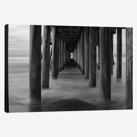 Manhattan Beach Pier from below, California, USA Canvas Print #PIM15586} by Panoramic Images Canvas Artwork