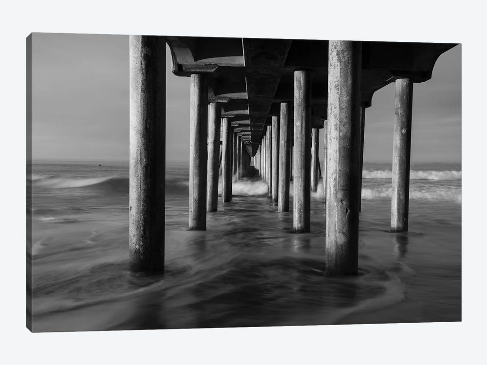 Manhattan Beach Pier from below, California, USA by Panoramic Images 1-piece Canvas Print