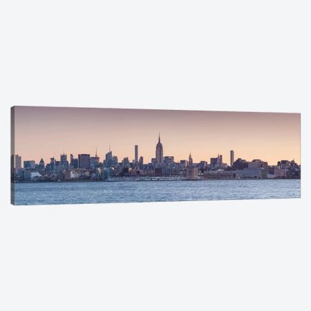Manhattan skyline with Empire State Building, New York City, New York State, USA Canvas Print #PIM15593} by Panoramic Images Canvas Art