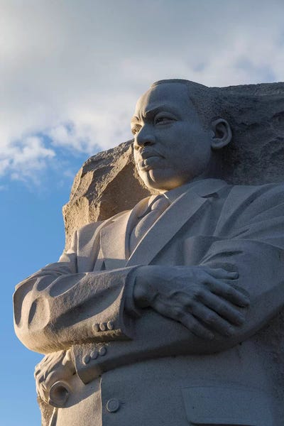 Martin Luther King Jr. Memorial is located in West Potomac Park, National Mall, Washington DC, USA by Panoramic Images gallery poster