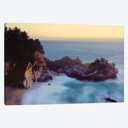 McWay Cove with McWay Falls, Julia Pfeiffer Burns State Park, California, USA Canvas Print #PIM15596} by Panoramic Images Canvas Print