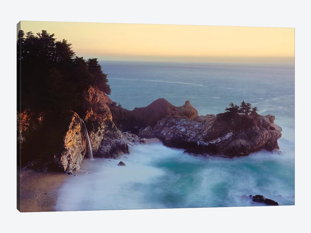 McWay Cove with McWay Falls, Julia Pfeiffer Burns State Park, California, USA by Panoramic Images 1-piece Art Print