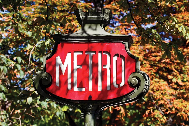 Metro Sign, Paris, France