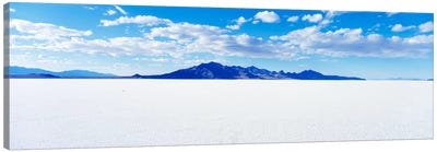 Bonneville Salt Flats, Tooele County, Utah, USA Canvas Art Print - Utah Art