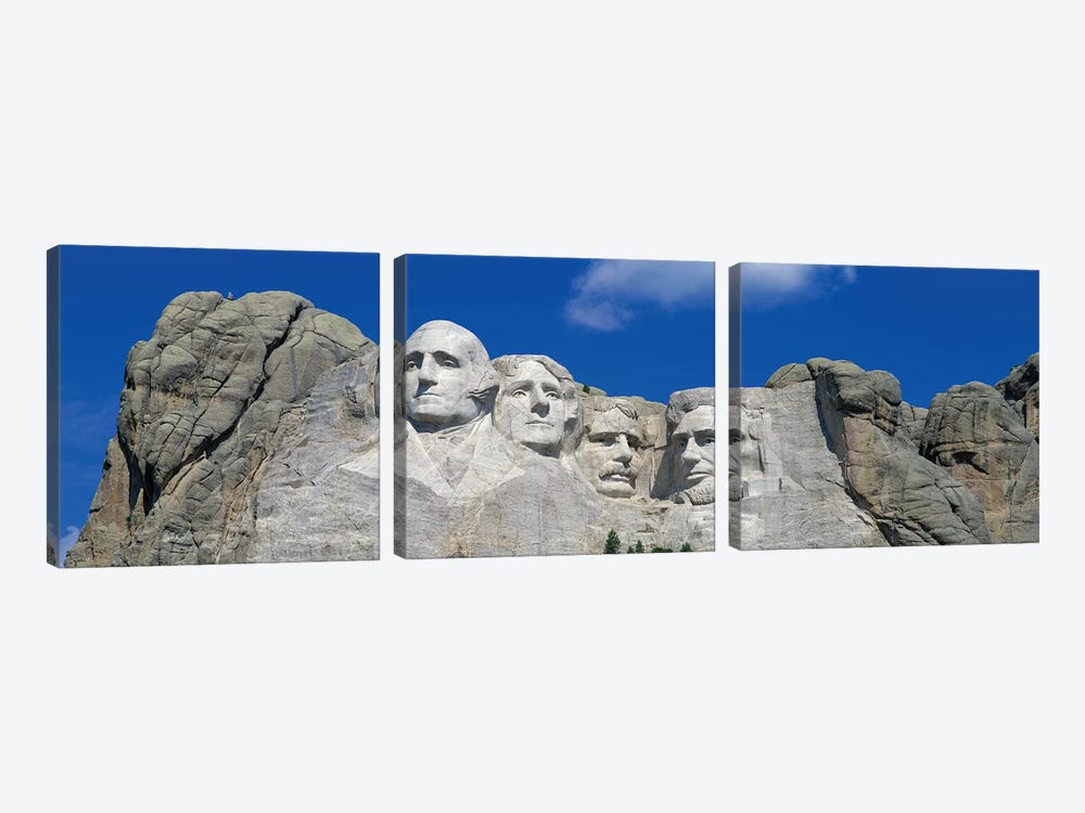 Mount Rushmore, South Dakota, USA by Panoramic Images 3-piece Canvas Print