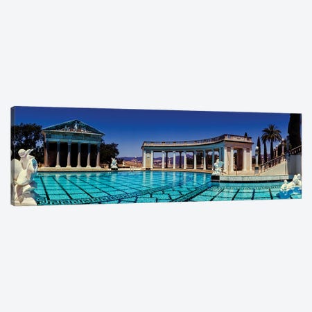 Neptune Pool at Hearst Castle, San Simeon, San Luis Obispo County, California, USA Canvas Print #PIM15609} by Panoramic Images Canvas Art