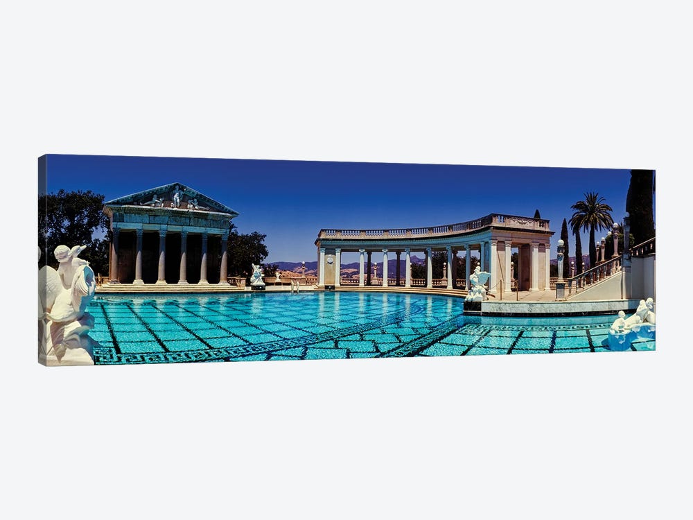 Neptune Pool at Hearst Castle, San Simeon, San Luis Obispo County, California, USA by Panoramic Images 1-piece Canvas Print