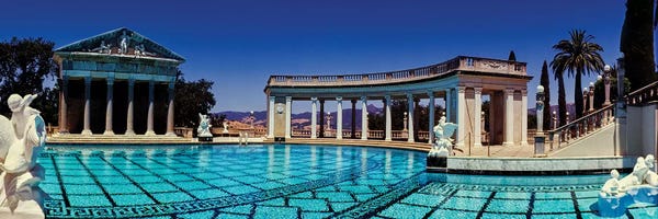 Neptune Pool at Hearst Castle, San Simeon, San Luis Obispo County, California, USA