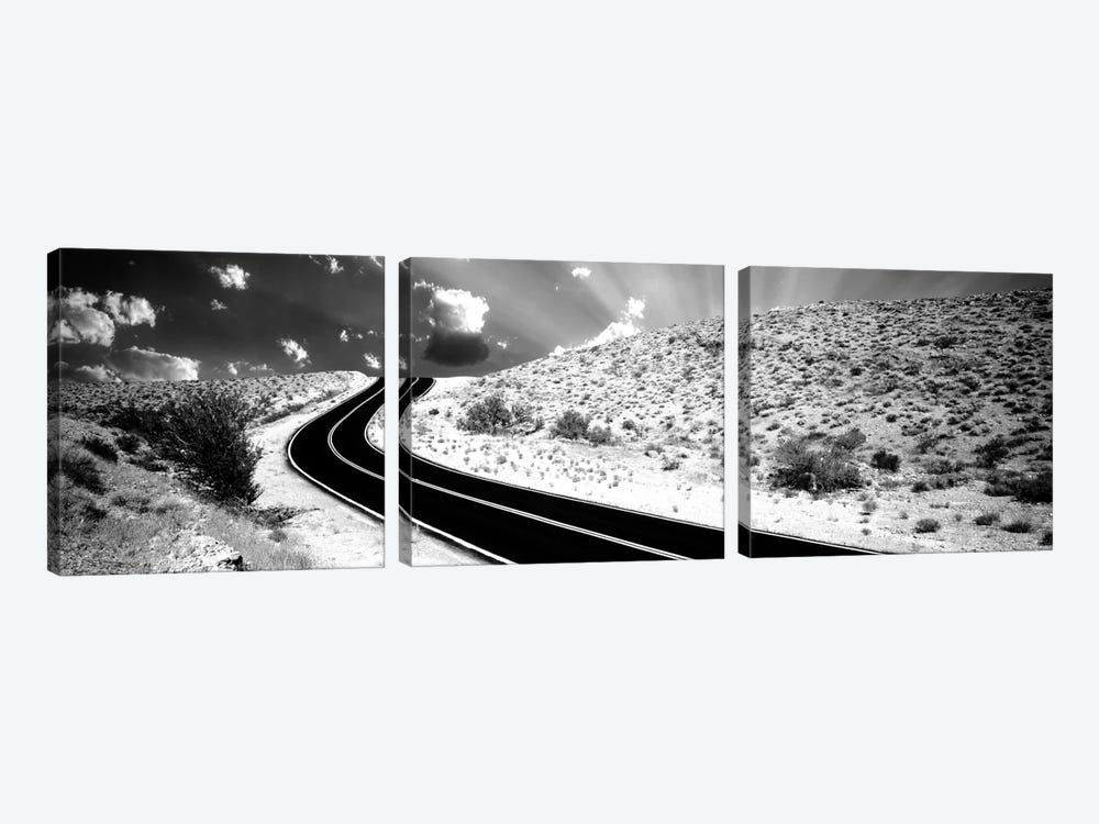 Road, Las Vegas, Nevada, USA by Panoramic Images 3-piece Canvas Artwork