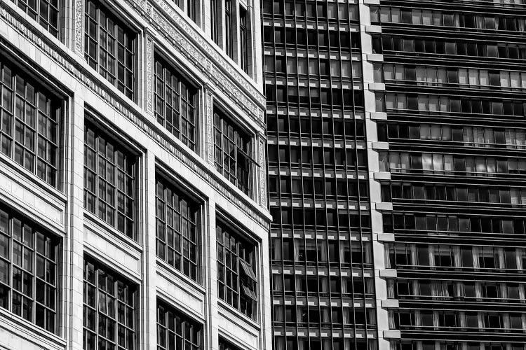 Old and modern building exteriors, San Francisco, California, USA
