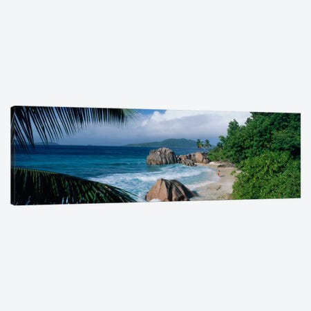 Indian Ocean La Digue Island Seychelles Canvas Print #PIM1562} by Panoramic Images Canvas Artwork