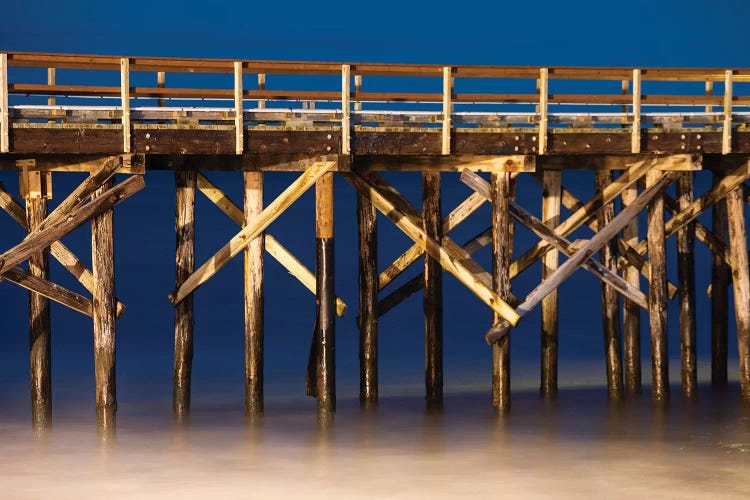 Pismo Beach Pier at sunset, California, USA