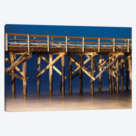 Pismo Beach Pier at sunset, California, USA Canvas Print #PIM15641} by Panoramic Images Canvas Art