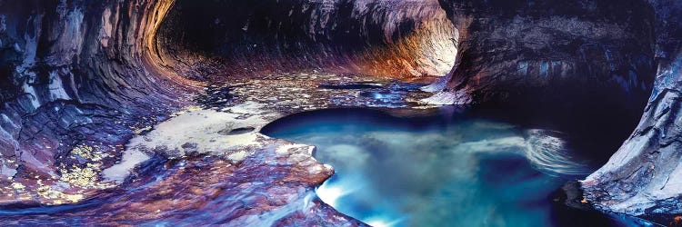 Rock formations at a ravine, North Creek, Zion National Park, Utah, USA