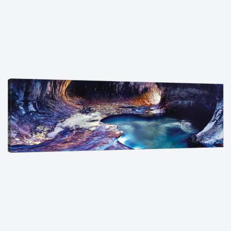Rock formations at a ravine, North Creek, Zion National Park, Utah, USA Canvas Print #PIM15695} by Panoramic Images Canvas Art